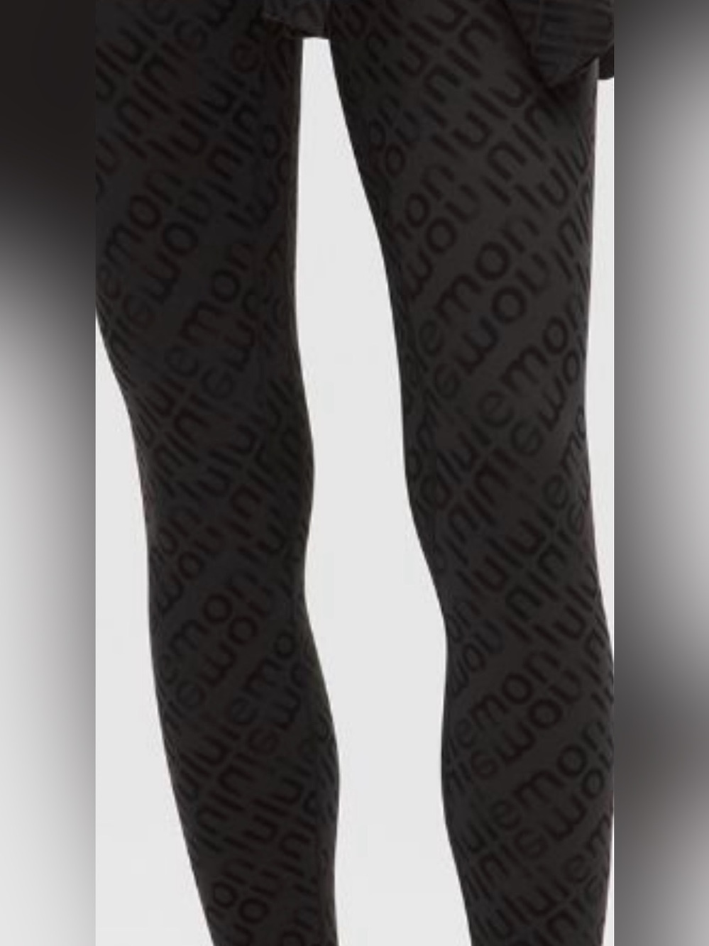 Women’s Align High Rise 25” Flux WordMark Black Lululemon Multi Logo Leggings - Picture 7 of 10